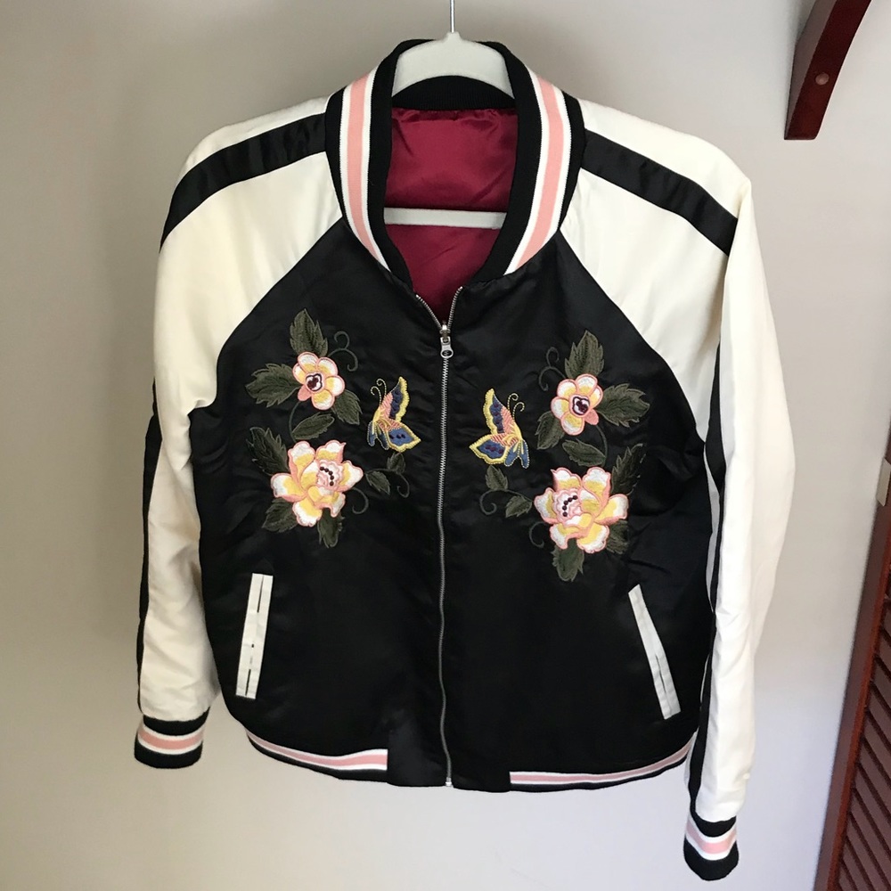 Ascot + Hart Ellison Reversible Bomber, Sz L